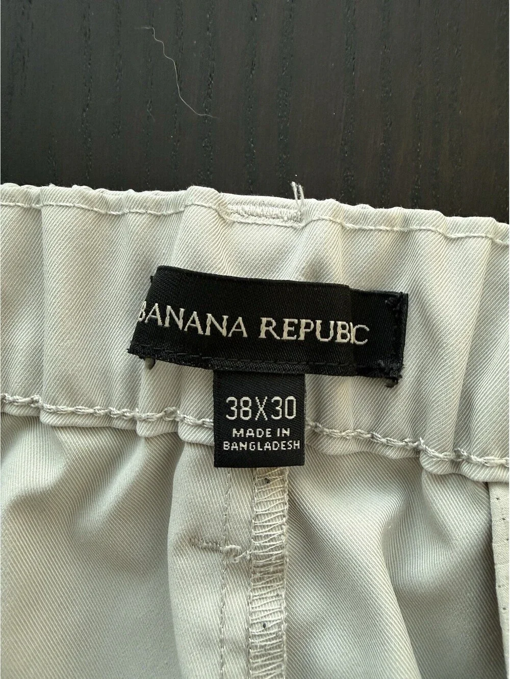 Banana Republic Khaki Stretch Chinos 38x30